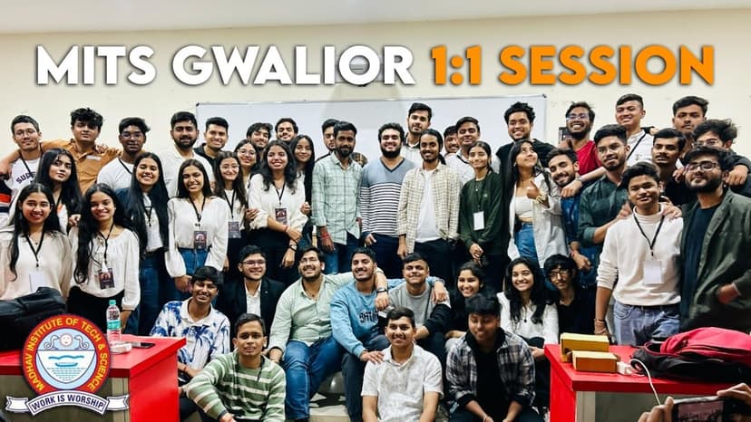 MITS Gwalior 1:1 Live Session | Part 2 - Final