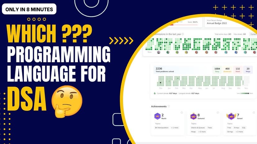 Which Programming Language Should I Choose For DSA ?????