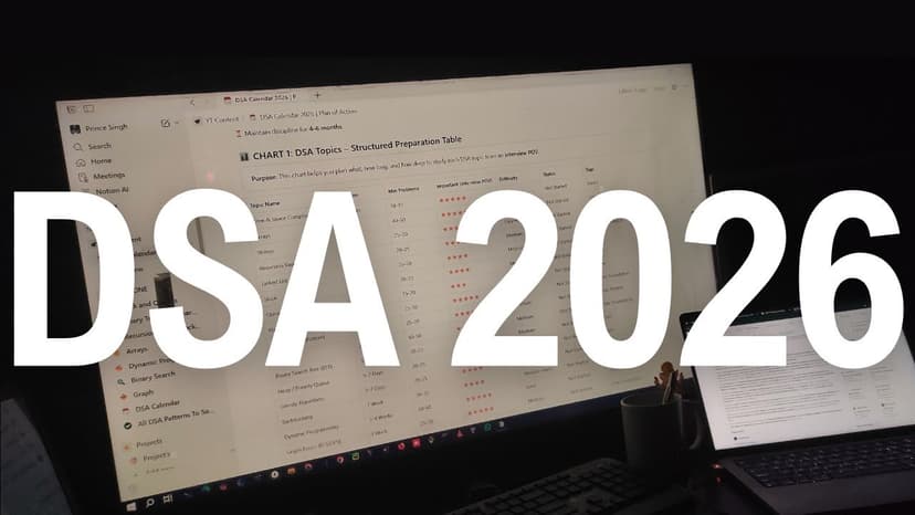 DSA Calendar 2026 | Plan of Action 🔥