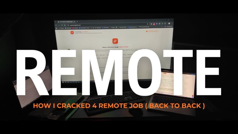 How I Cracked 4 REMOTE JOBS ( Back to Back ) 🔥
